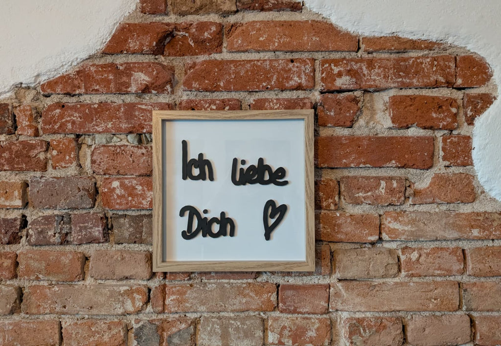 Deine Handschrift im Bilderrahmen