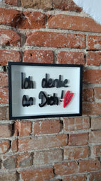 Deine Handschrift im Bilderrahmen