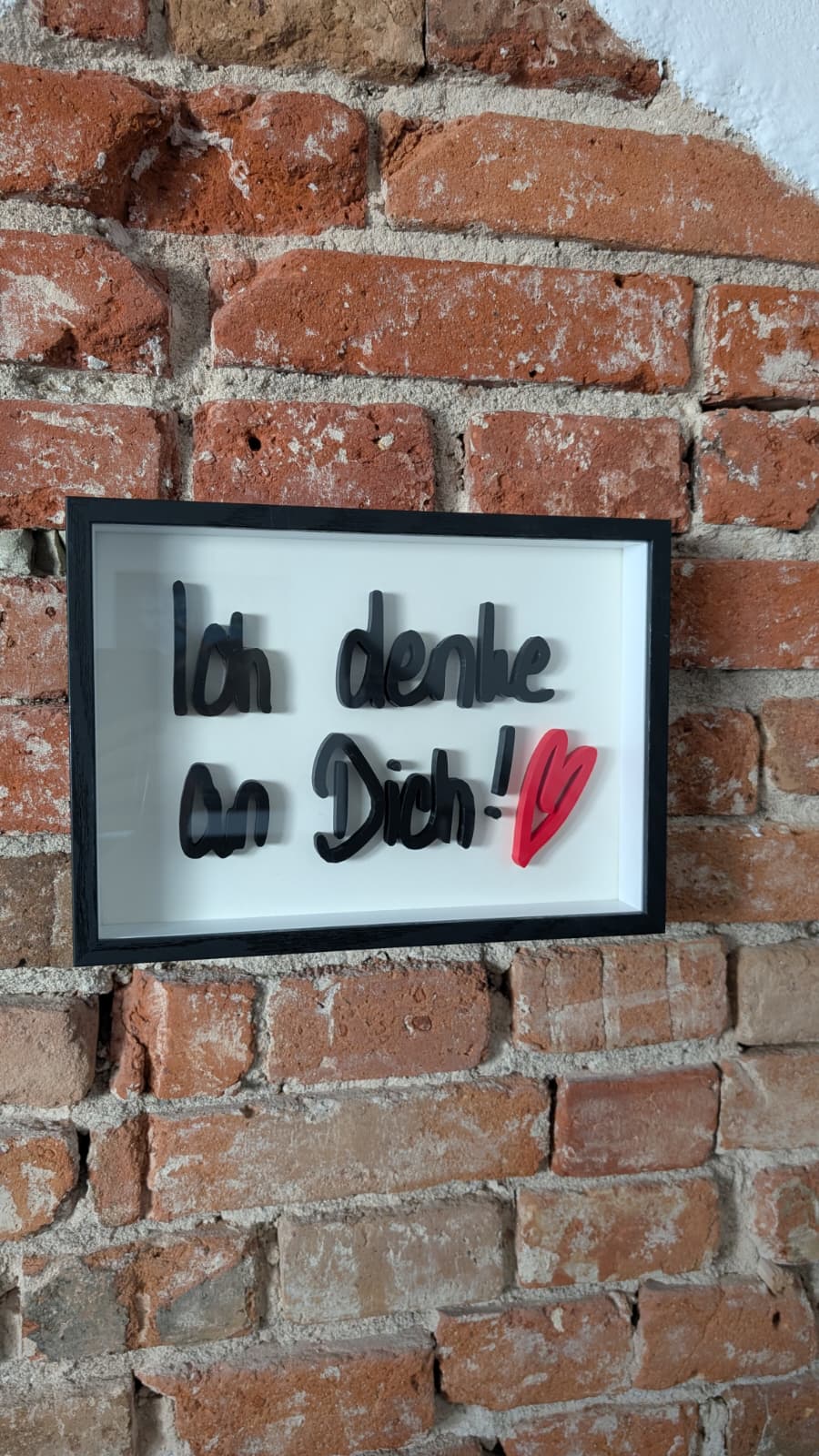 Deine Handschrift im Bilderrahmen